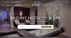 Desktop Screenshot of hotelbazuny.pl